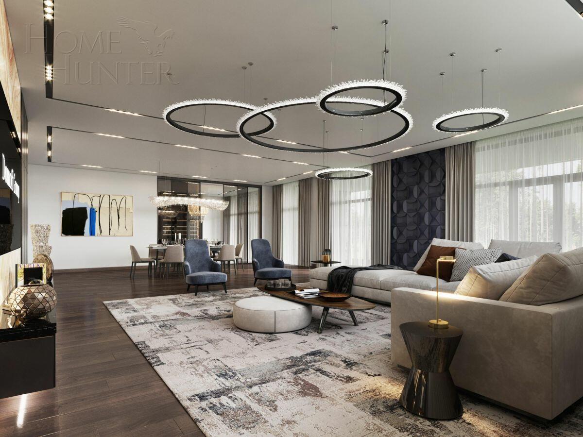 2-этажный коттедж 780 м² с отделкой