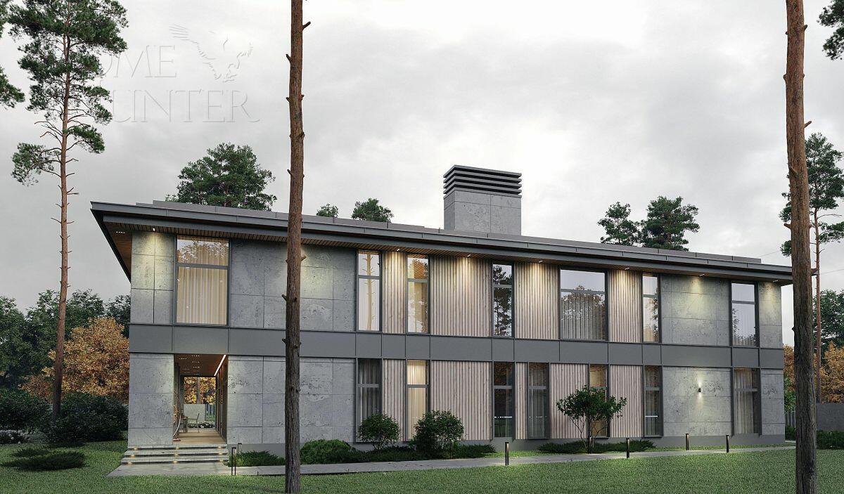 2-этажный коттедж 780 м² с отделкой