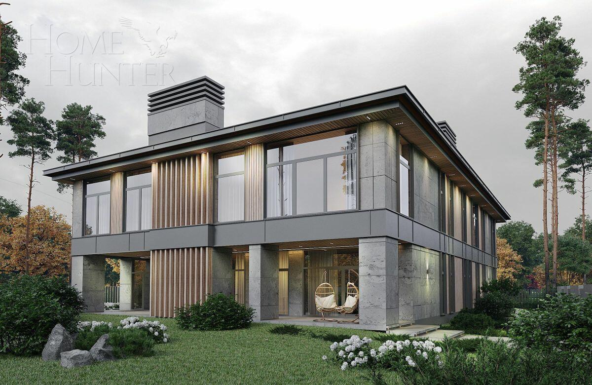 2-этажный коттедж 780 м² с отделкой