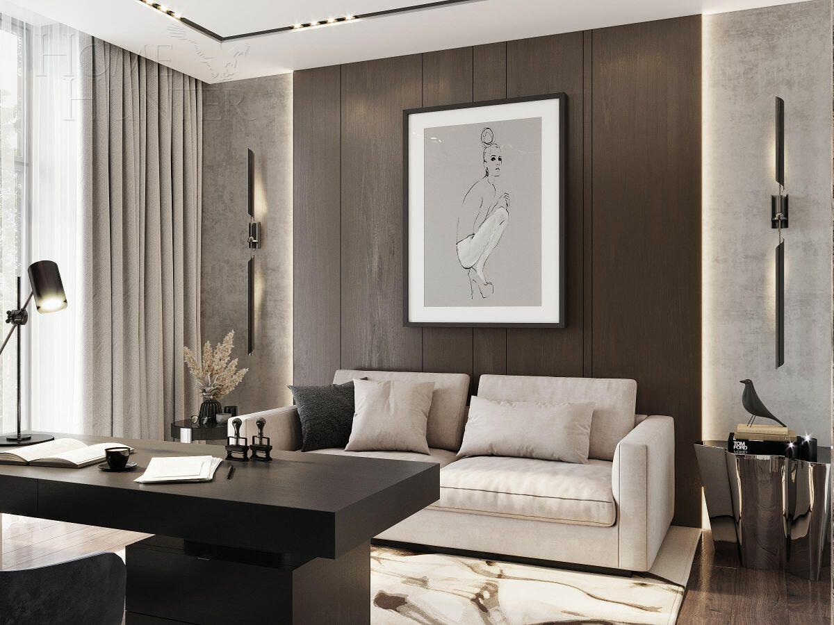 2-этажный коттедж 780 м² с отделкой