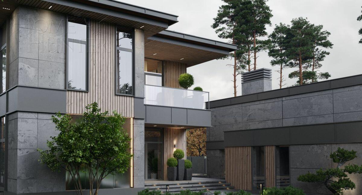 2-этажный коттедж 780 м² с отделкой