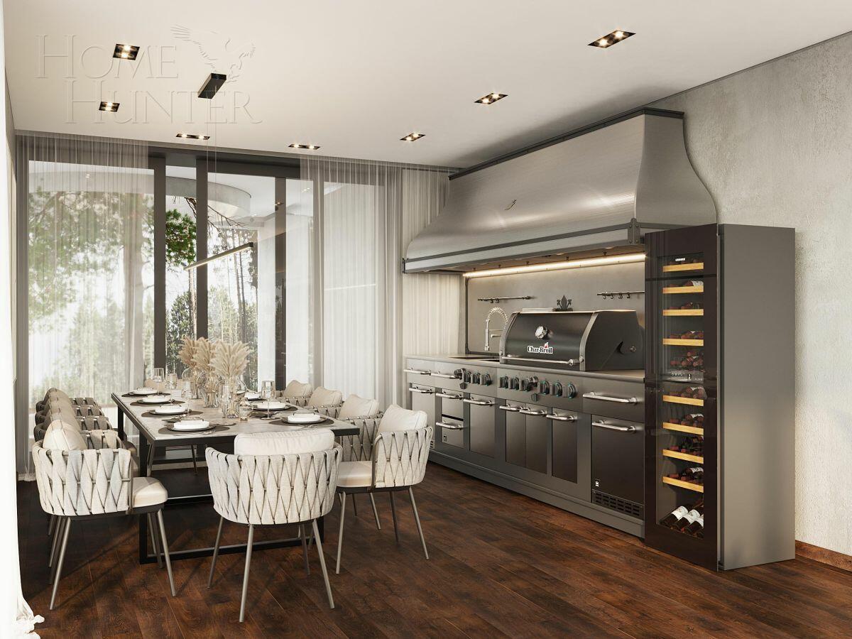 2-этажный коттедж 780 м² с отделкой