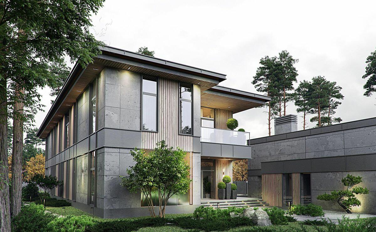 2-этажный коттедж 780 м² с отделкой