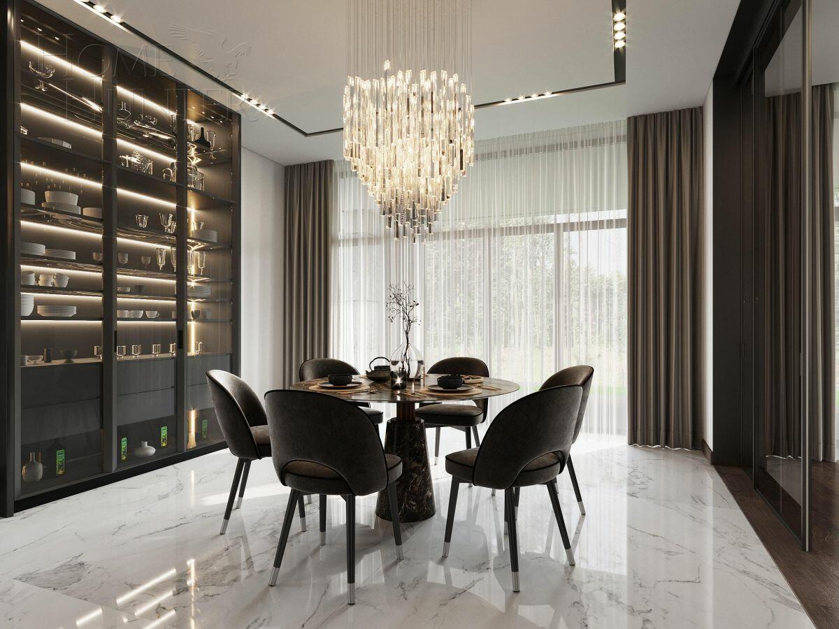 2-этажный коттедж 780 м² с отделкой