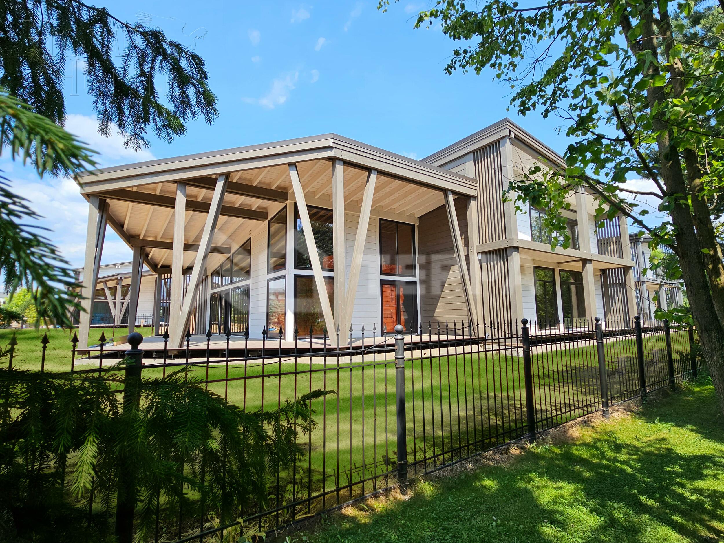 2-этажный коттедж 500 м² без отделки