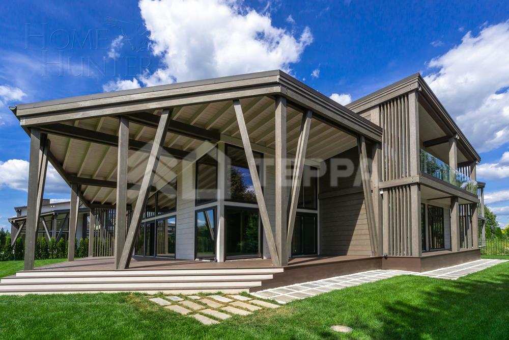 2-этажный коттедж 500 м² без отделки