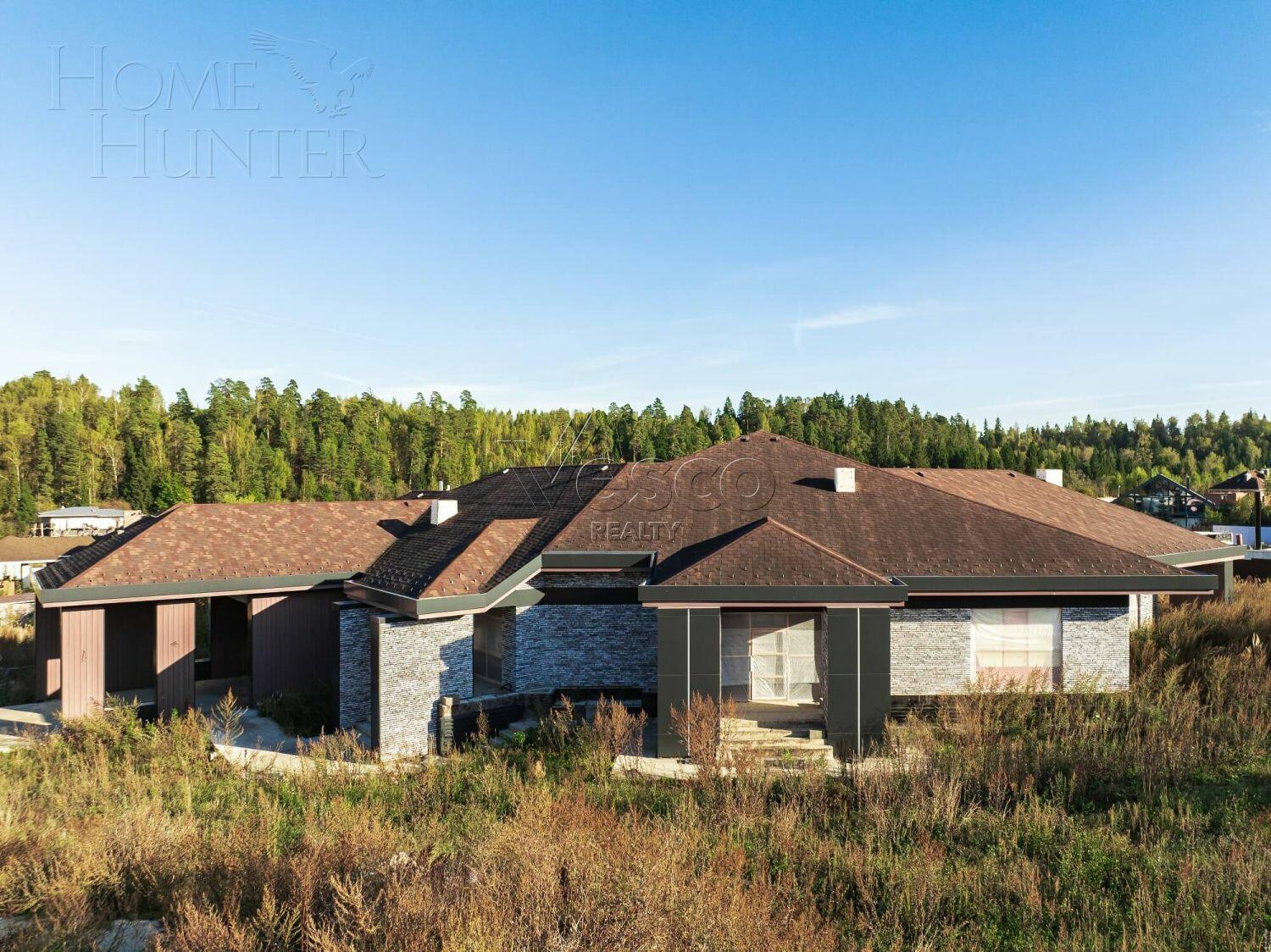 1-этажный коттедж 611 м² без отделки