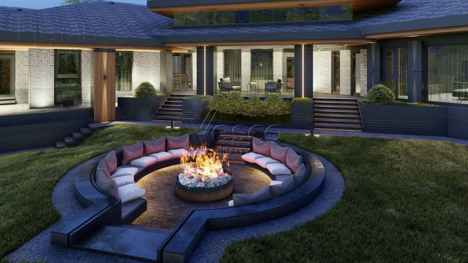 1-этажный коттедж 611 м² без отделки