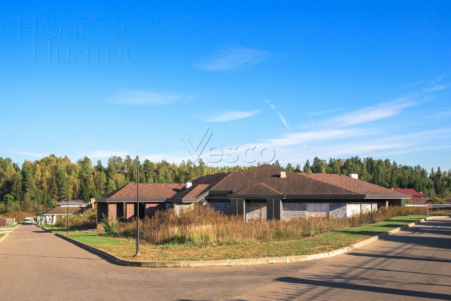 1-этажный коттедж 611 м² без отделки