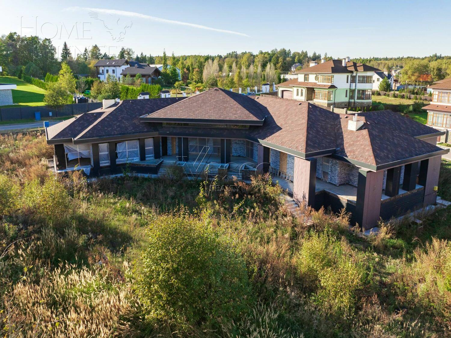 1-этажный коттедж 611 м² без отделки