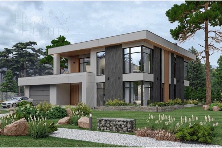 2-этажный коттедж 576.43 м² без отделки