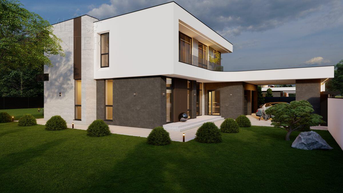 2-этажный коттедж 435 м² без отделки