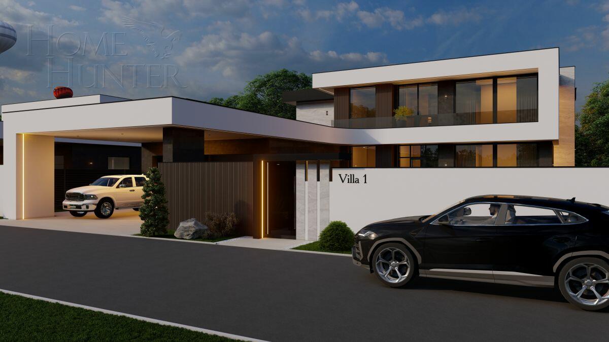 2-этажный коттедж 550 м² без отделки