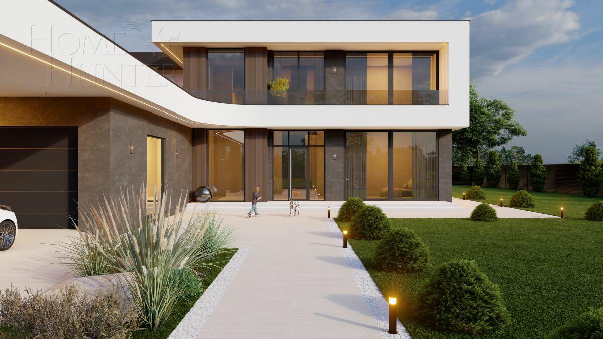 2-этажный коттедж 550 м² без отделки