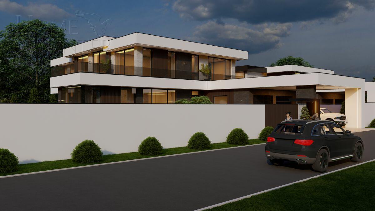 2-этажный коттедж 621 м² без отделки