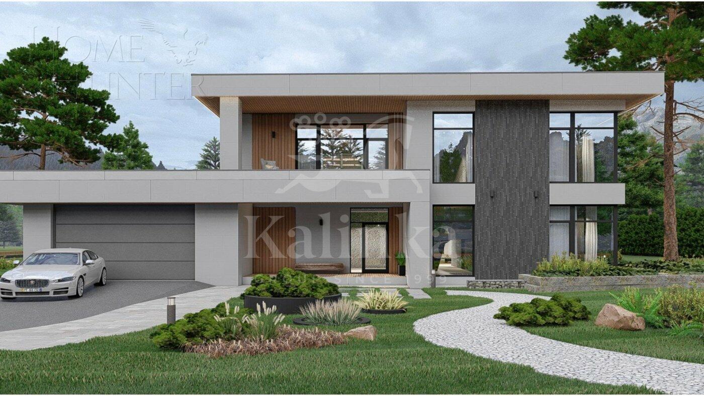 2-этажный коттедж 580 м² без отделки