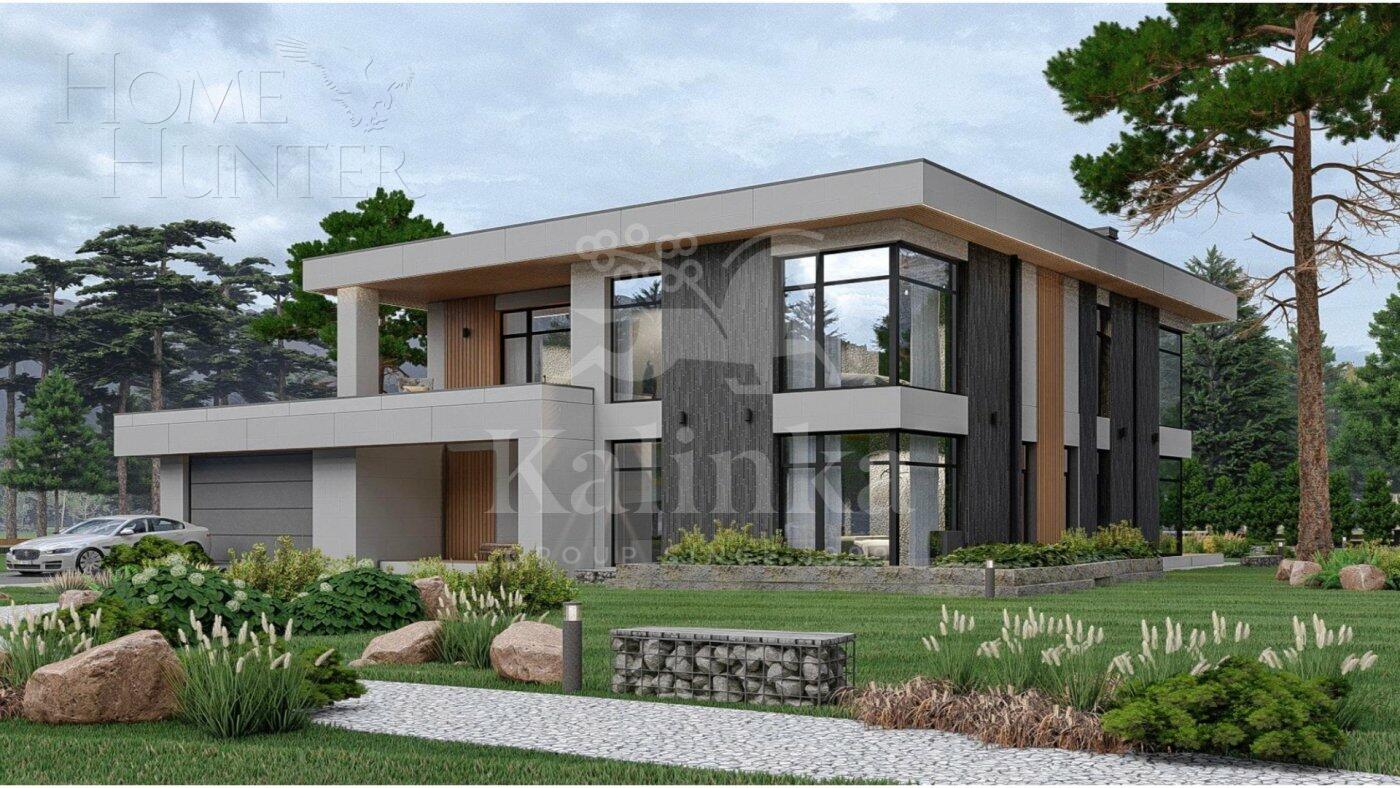 2-этажный коттедж 580 м² без отделки