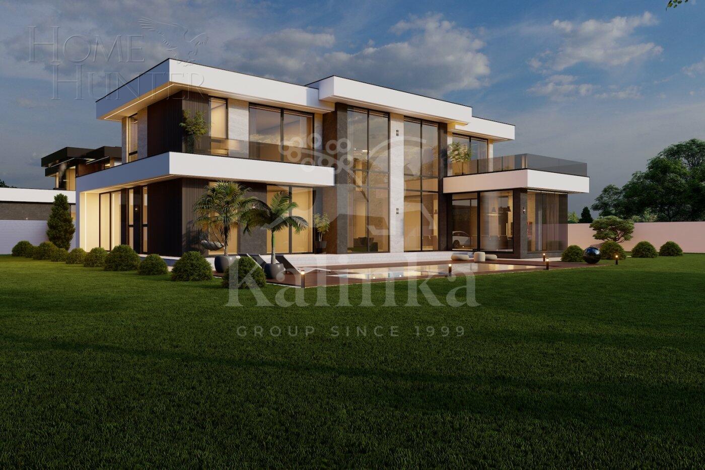 2-этажный коттедж 621 м² без отделки