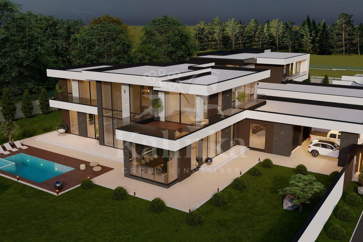 2-этажный коттедж 621 м² без отделки