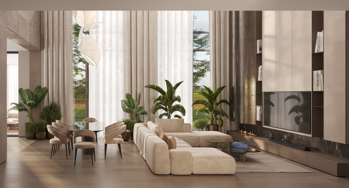 2-этажный коттедж 505 м² с отделкой