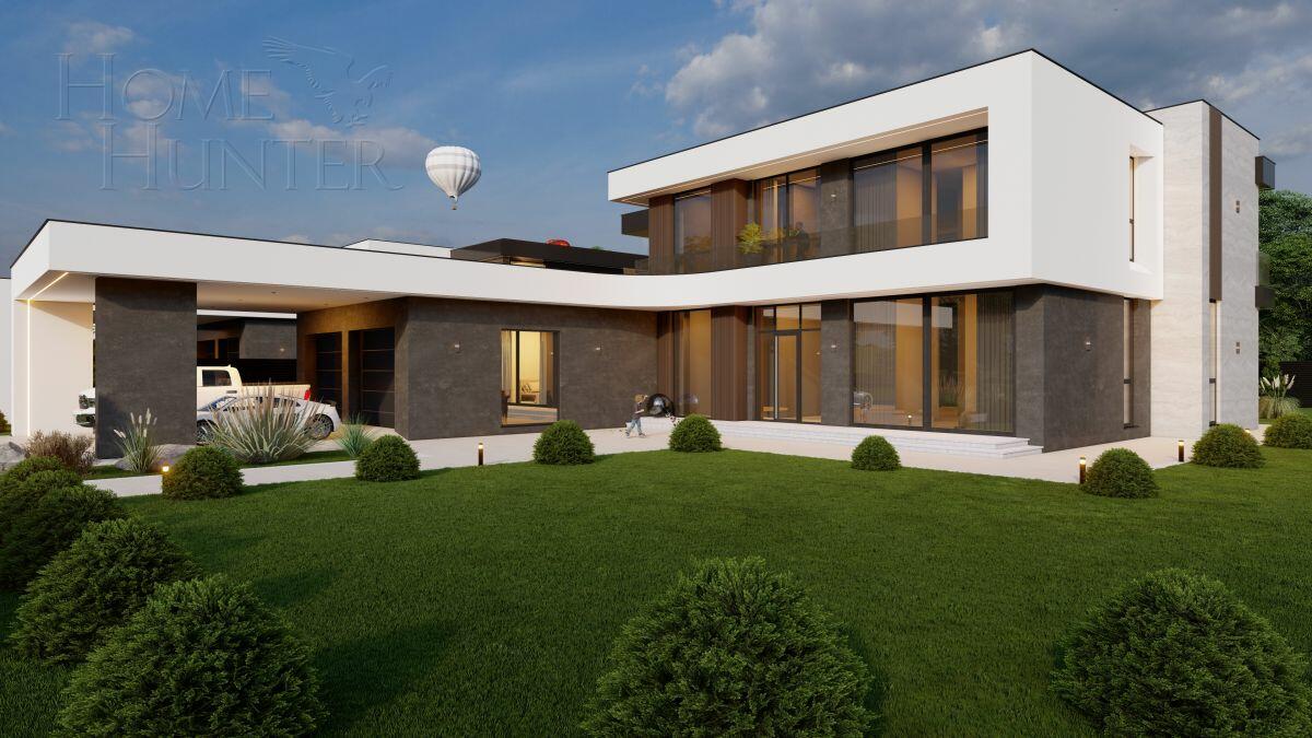 2-этажный коттедж 550 м² без отделки