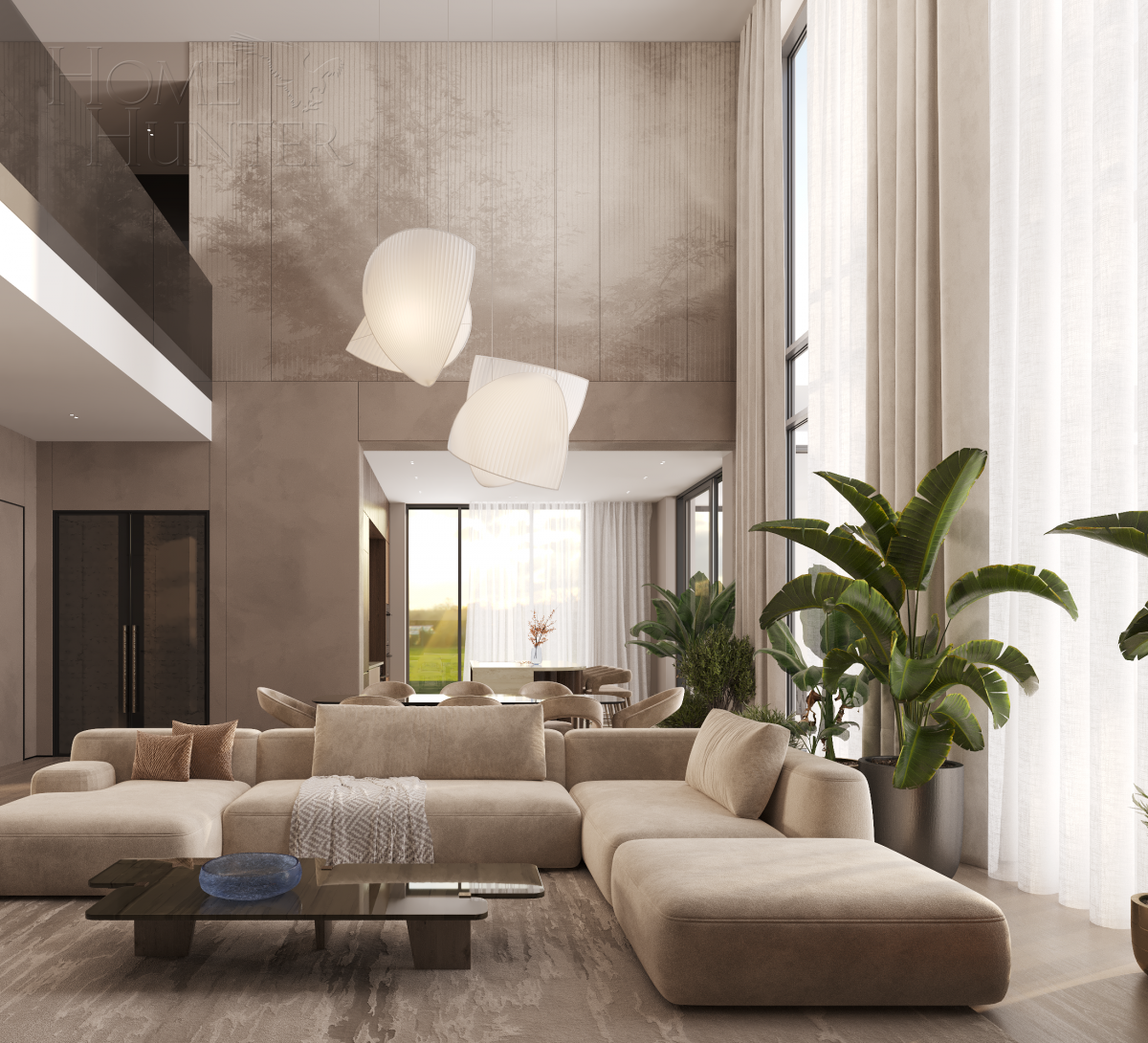 2-этажный коттедж 505 м² с отделкой