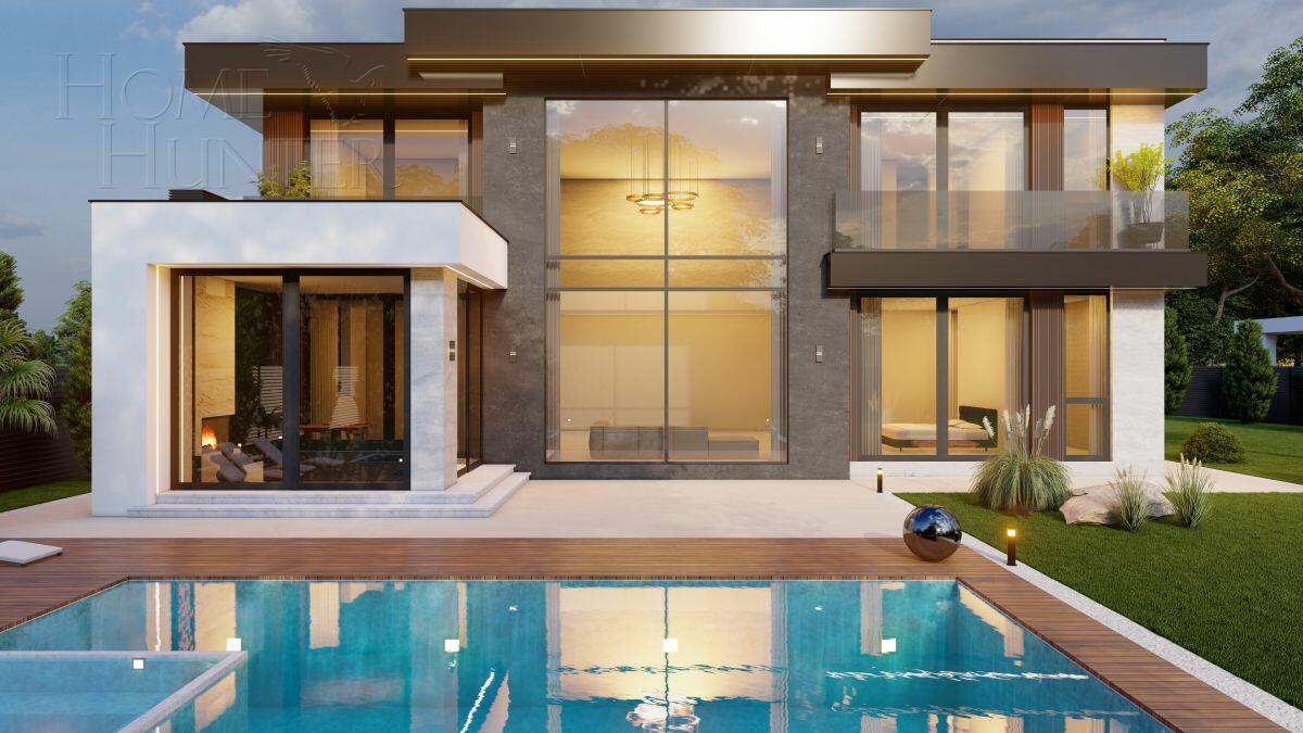 2-этажный коттедж 435 м² без отделки