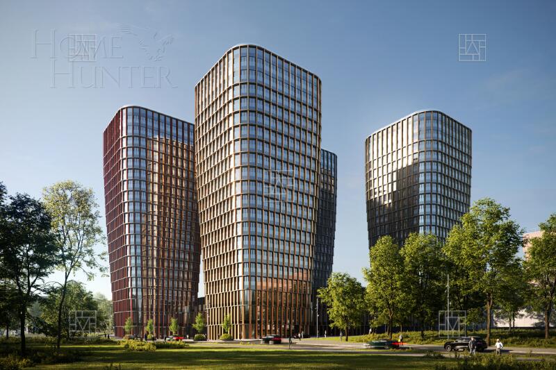 3-КОМН. АПАРТАМЕНТЫ БЕЗ ОТДЕЛКИ 84.5 М² НА 11 ЭТАЖЕ