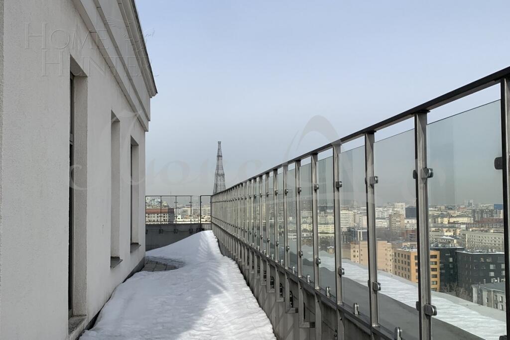 6-КОМН. ПЕНТХАУС БЕЗ ОТДЕЛКИ 379.1 М² НА 17 ЭТАЖЕ