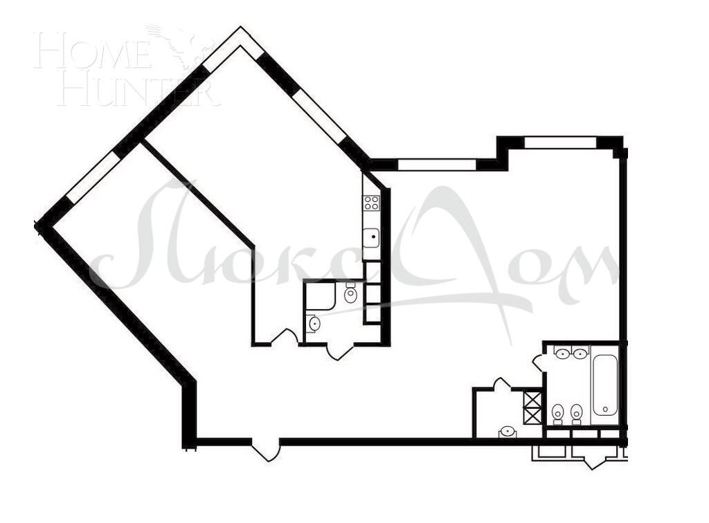 3-КОМН. КВАРТИРА БЕЗ ОТДЕЛКИ 149 М² НА 10 ЭТАЖЕ