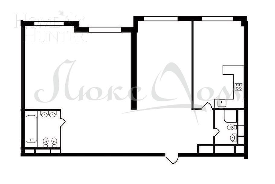 4-КОМН. КВАРТИРА БЕЗ ОТДЕЛКИ 138 М² НА 10 ЭТАЖЕ