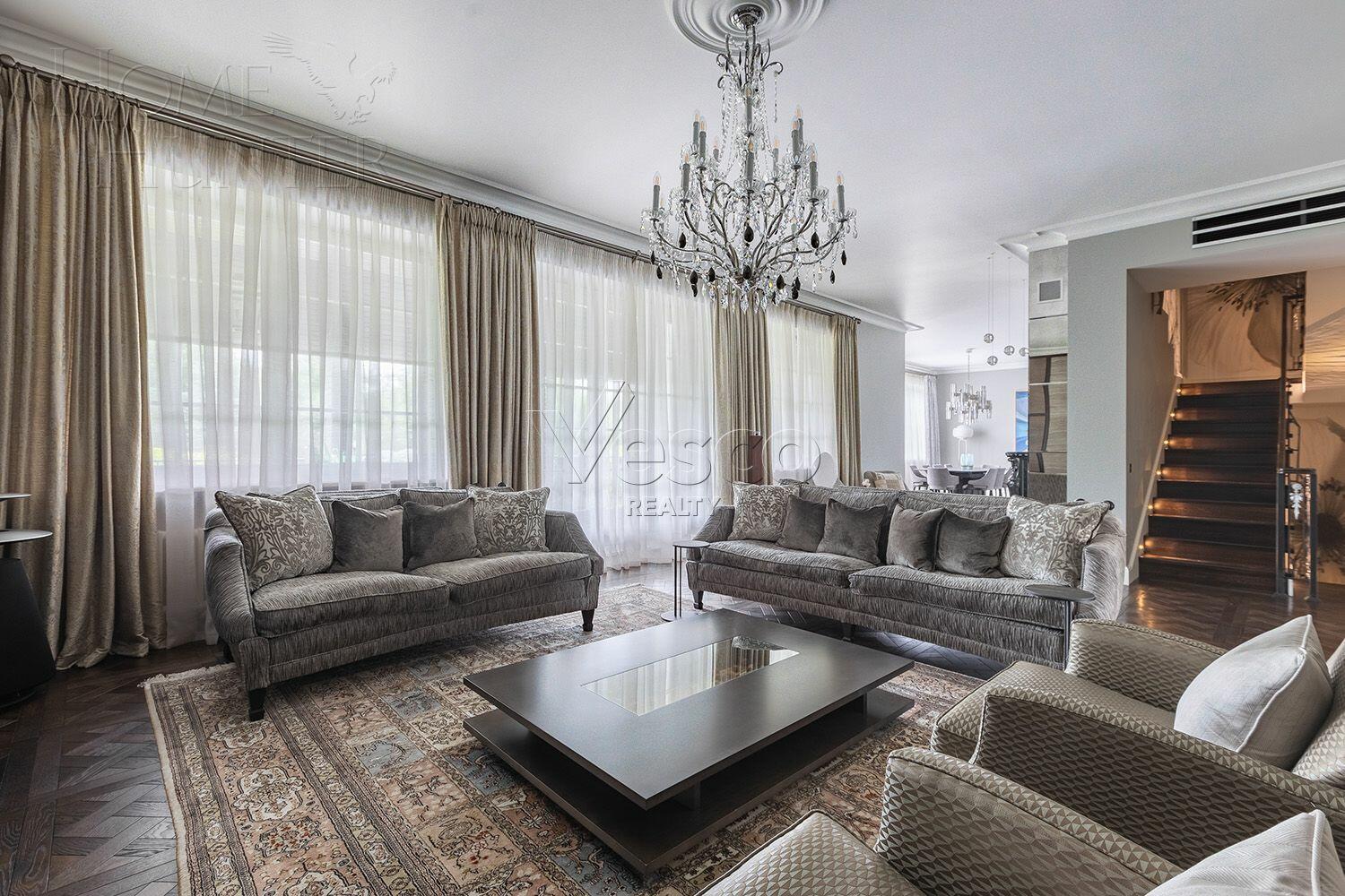 2-этажный коттедж 1 000 м² с отделкой