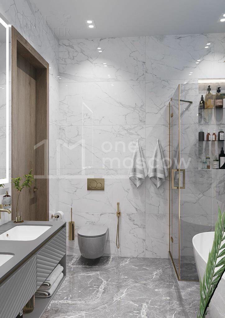 2-КОМН. АПАРТАМЕНТЫ С ОТДЕЛКОЙ 86 М² НА 59 ЭТАЖЕ