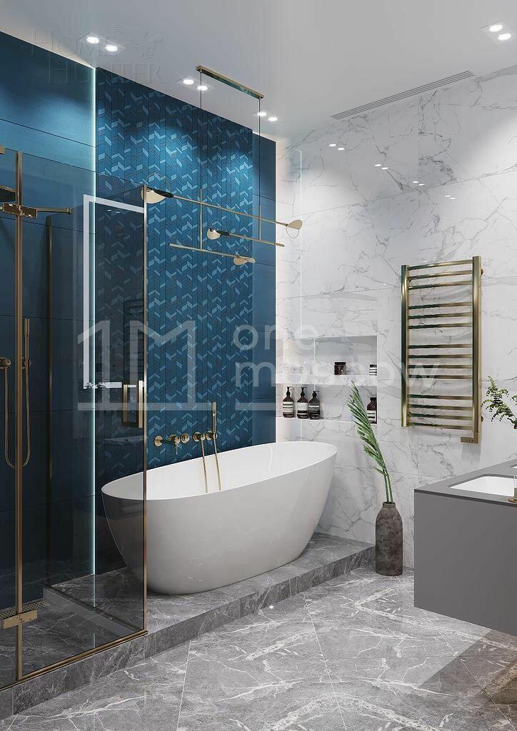 2-КОМН. АПАРТАМЕНТЫ С ОТДЕЛКОЙ 78.2 М² НА 72 ЭТАЖЕ