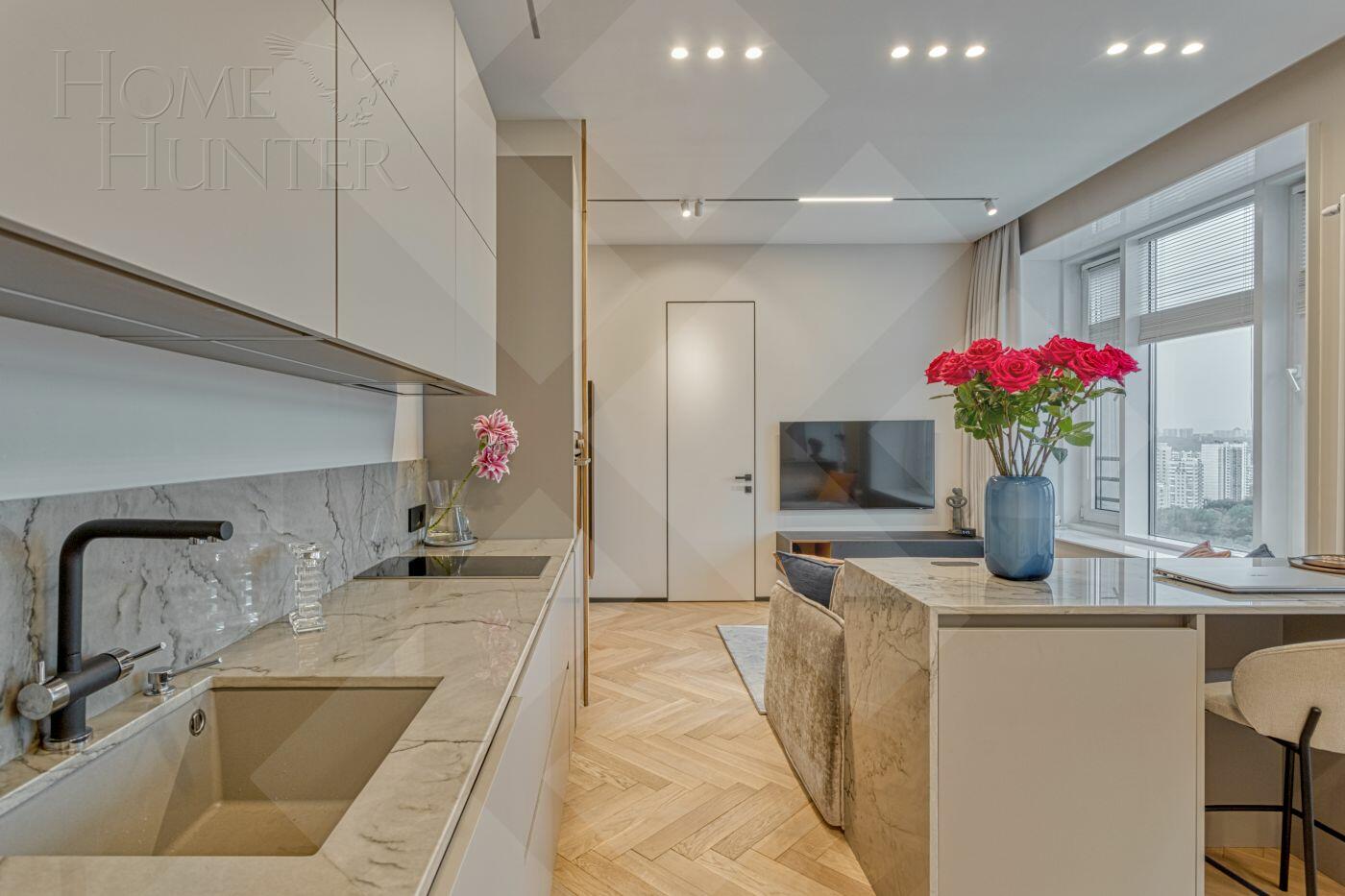 2-КОМН. КВАРТИРА С ОТДЕЛКОЙ 54.6 М² НА 20 ЭТАЖЕ