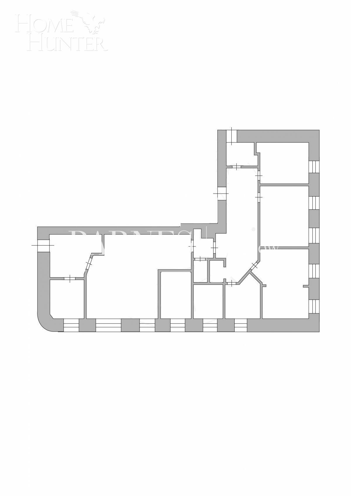 5-КОМН. КВАРТИРА С ОТДЕЛКОЙ 177 М² НА 3 ЭТАЖЕ
