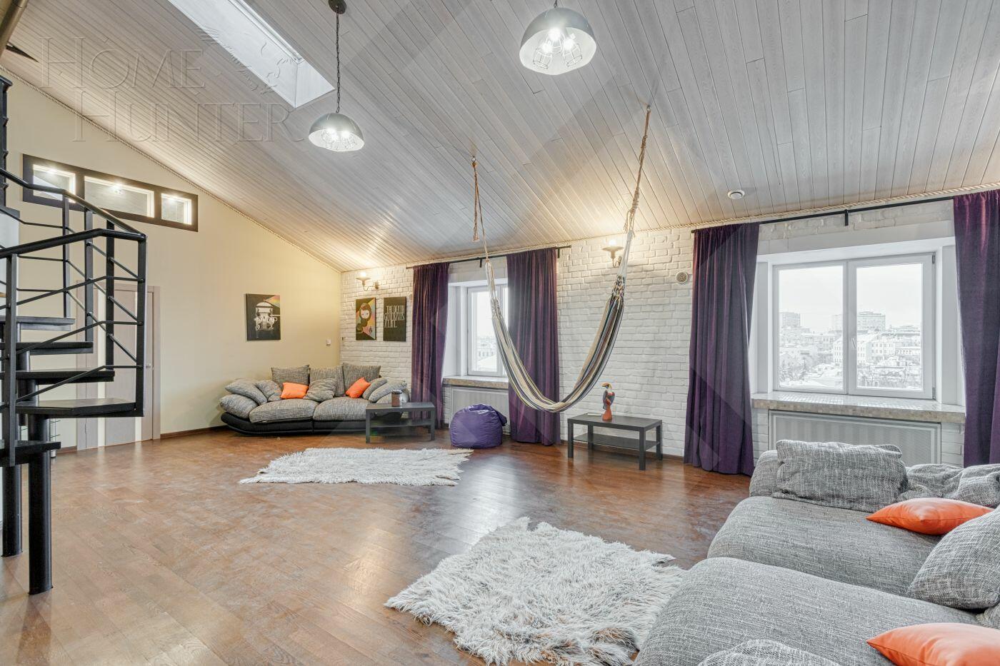 3-УРОВНЕВЫЙ ПЕНТХАУС С ОТДЕЛКОЙ 350 М² НА 7 ЭТАЖЕ