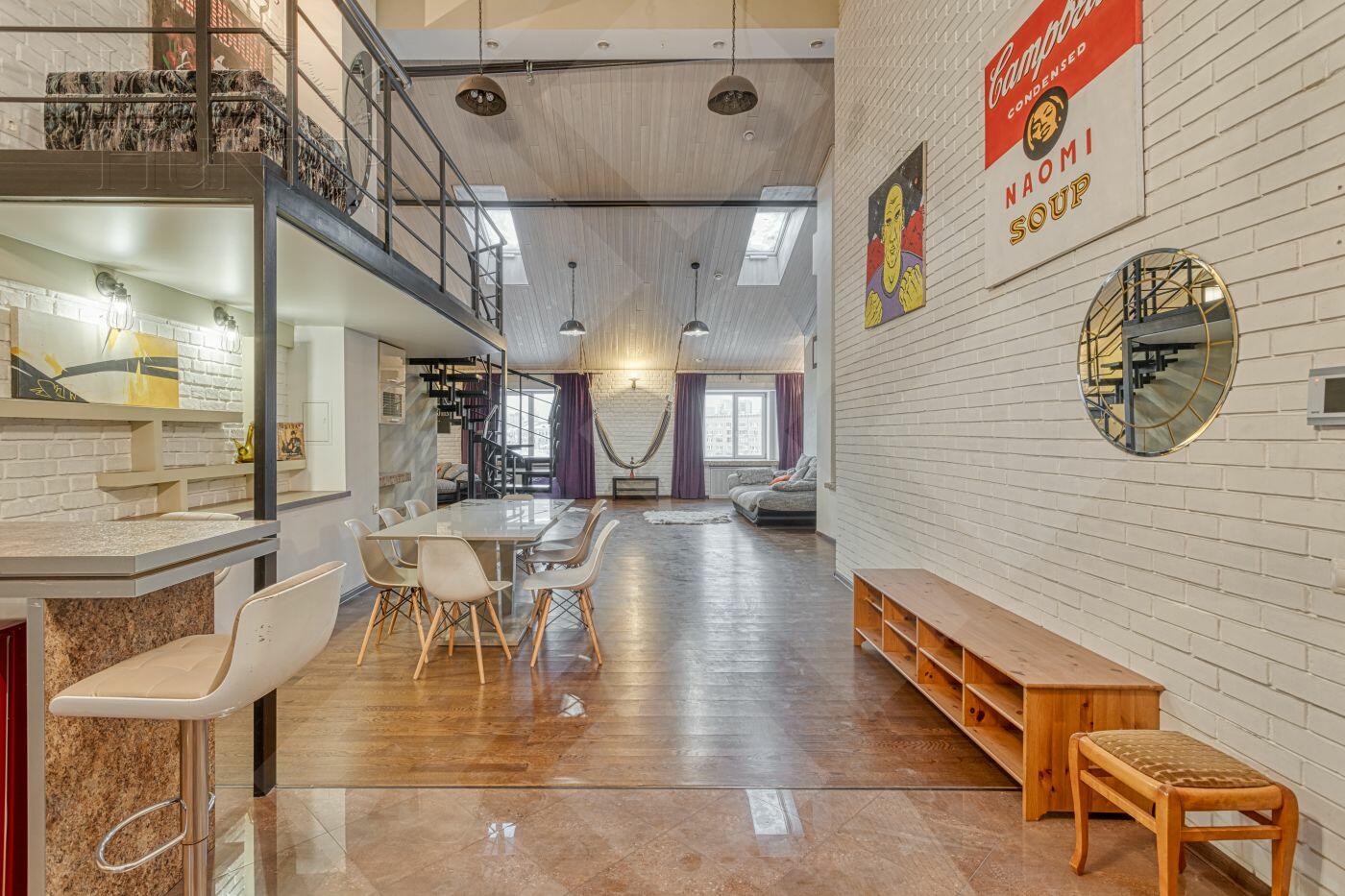 3-УРОВНЕВЫЙ ПЕНТХАУС С ОТДЕЛКОЙ 350 М² НА 7 ЭТАЖЕ