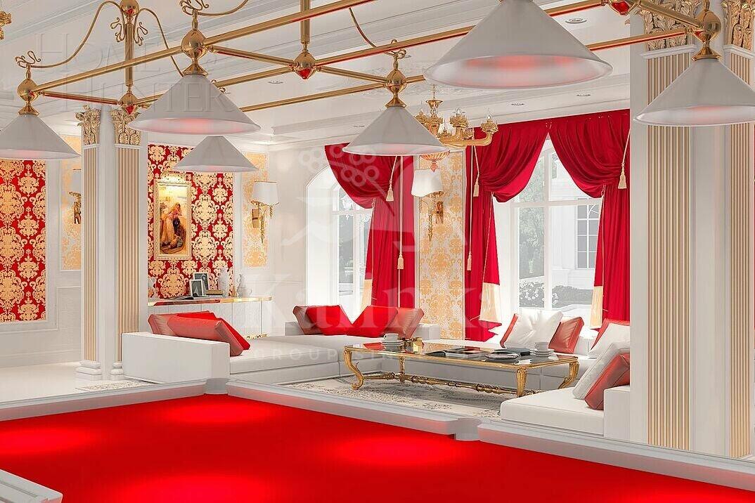 3-этажный коттедж 1 532 м² без отделки