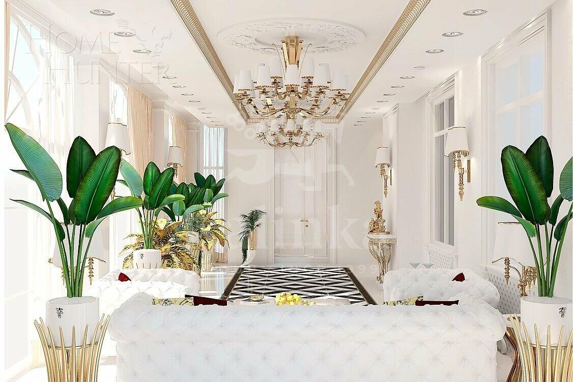 3-этажный коттедж 1 532 м² без отделки