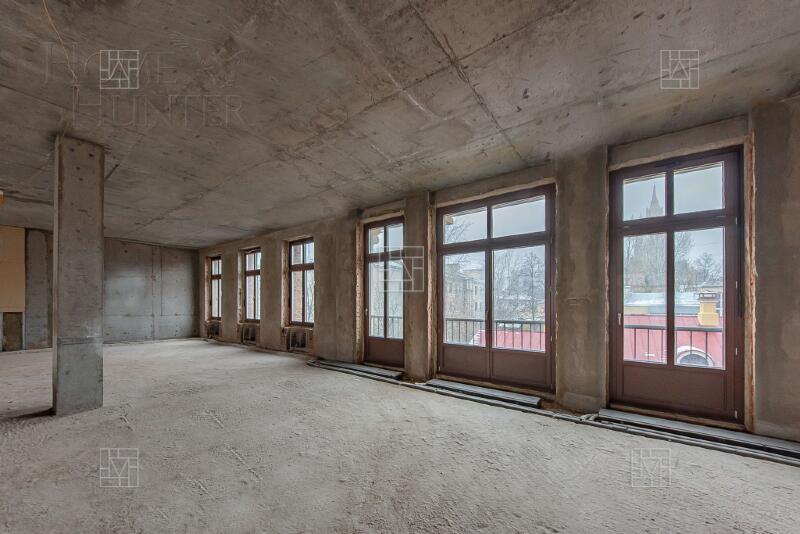 2-УРОВНЕВАЯ КВАРТИРА БЕЗ ОТДЕЛКИ 504 М² НА 3 ЭТАЖЕ