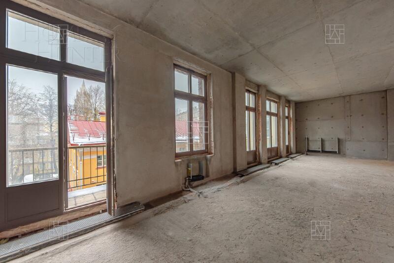 2-УРОВНЕВАЯ КВАРТИРА БЕЗ ОТДЕЛКИ 504 М² НА 3 ЭТАЖЕ