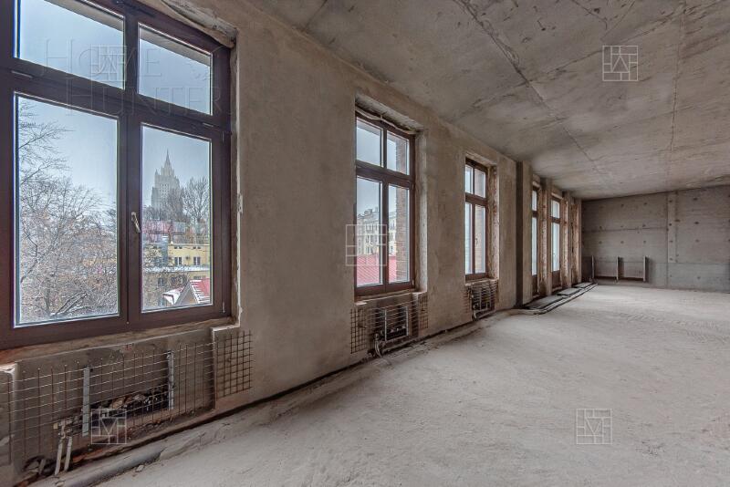 2-УРОВНЕВАЯ КВАРТИРА БЕЗ ОТДЕЛКИ 504 М² НА 3 ЭТАЖЕ