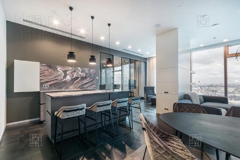 4-КОМН. АПАРТАМЕНТЫ С ОТДЕЛКОЙ 175.2 М² НА 40 ЭТАЖЕ