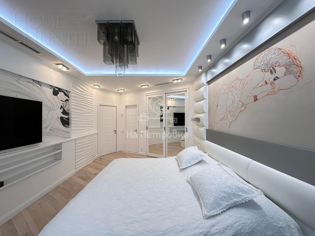 3-КОМН. АПАРТАМЕНТЫ С ОТДЕЛКОЙ 128 М² НА 11 ЭТАЖЕ