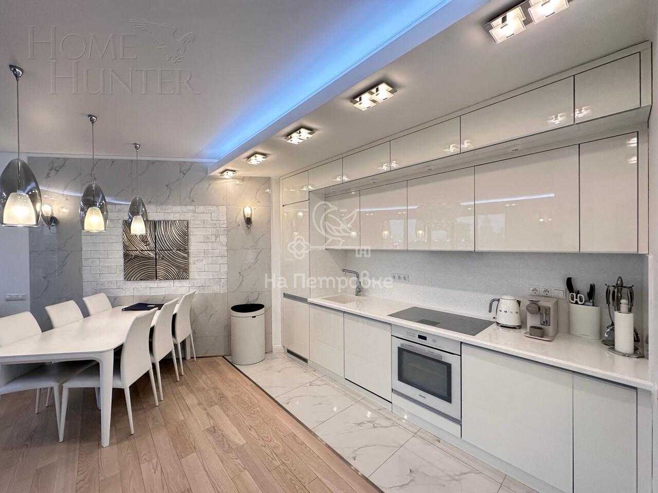 3-КОМН. АПАРТАМЕНТЫ С ОТДЕЛКОЙ 128 М² НА 11 ЭТАЖЕ