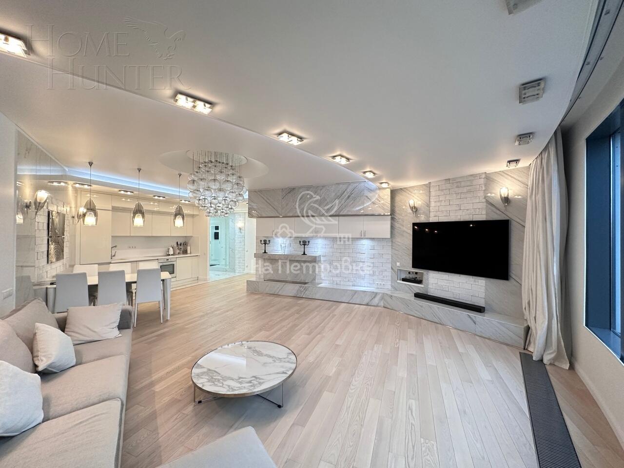 3-КОМН. АПАРТАМЕНТЫ С ОТДЕЛКОЙ 128 М² НА 11 ЭТАЖЕ