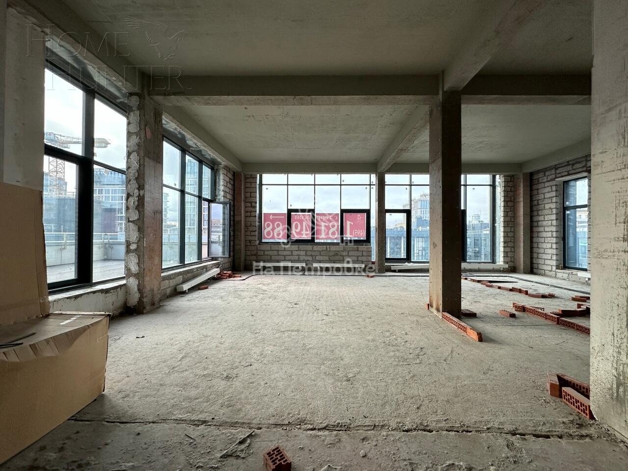 7-КОМН. АПАРТАМЕНТЫ БЕЗ ОТДЕЛКИ 336.8 М² НА 5 ЭТАЖЕ