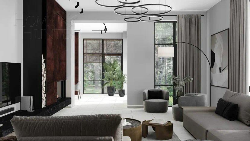 2-этажный коттедж 520 м² без отделки