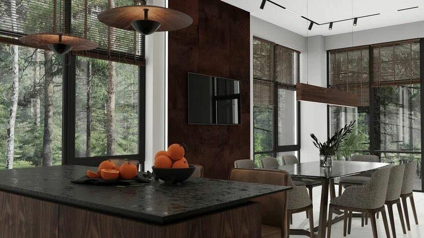 2-этажный коттедж 520 м² без отделки